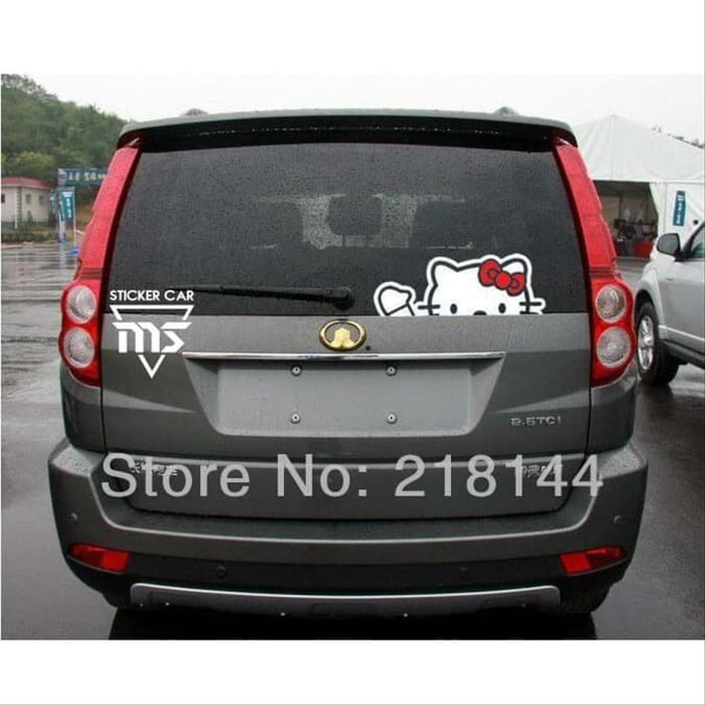 hello kitty stiker hello kitty sticker hello kitty mobil motor laptop