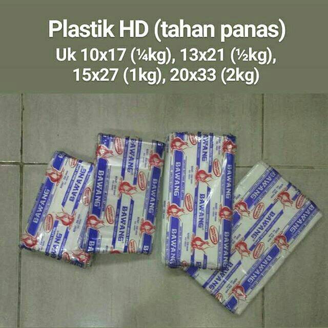 1KG Plastik HD "Bawang" / Plastik Tahan Panas