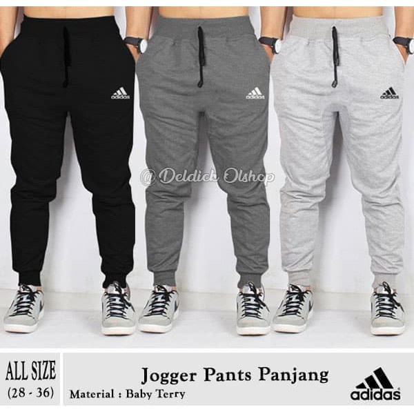 TERBARU! CELANA PANJANG PRIA / Jogger BabyTerry Rip / Sweatpants Sporty Tebal Murah