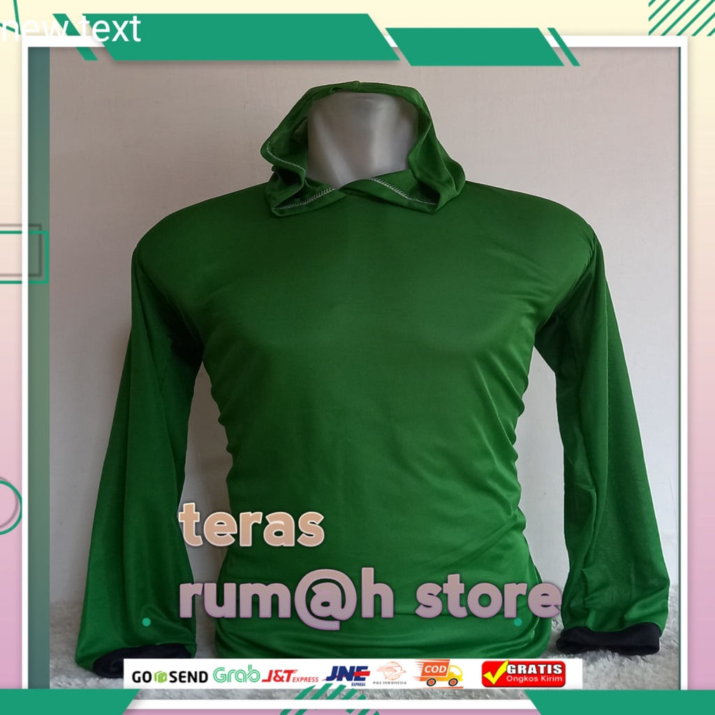 Kaos telesan lengan Panjang pria  untuk kerja kuli proyek nyari rumput berkebun industri rumahan baju seragam tani bercocok tanam di sawah seragaman ngobeng acara khitanan nikahan