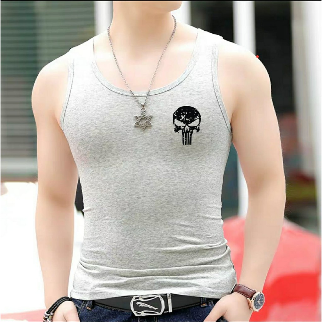 Bisa COD / Singlet PUNISHER - Asgard777 / singlet keren / kaos dalam pria