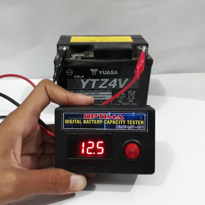 Digital Battery Capacity Tester, Tester Kapasitas Aki 12V, 24V, Dll.