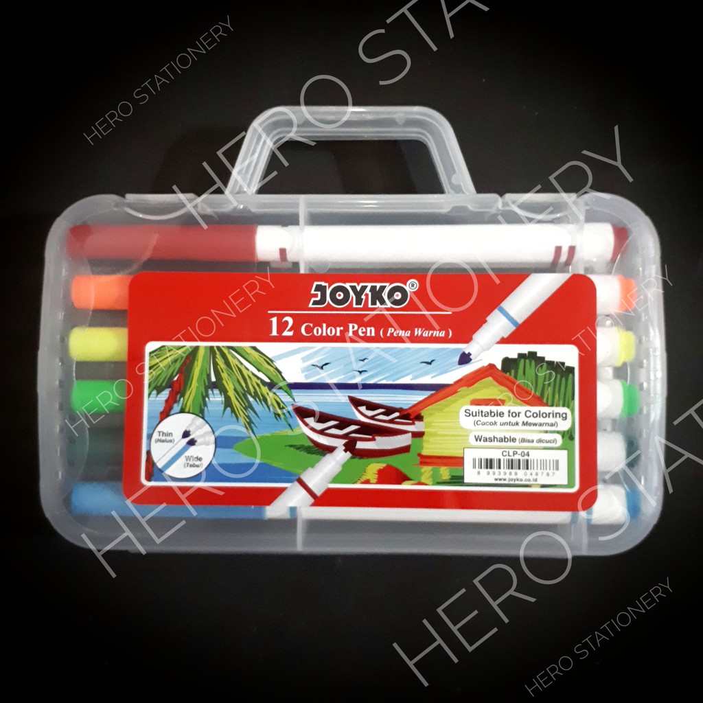 

Joyko color pen pena warna set 12 warna CLP-04