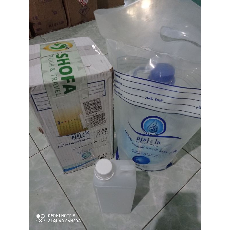 

Zam zam kemasan repack 1Liter jamin Asli 100%.