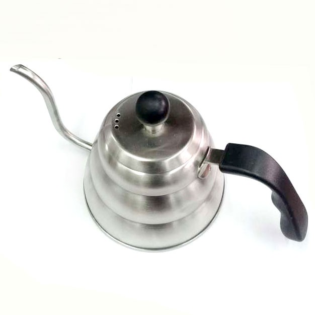 Coffee Maker Pot V60 Drip Kettle Teko Barista 1000ML - Silver