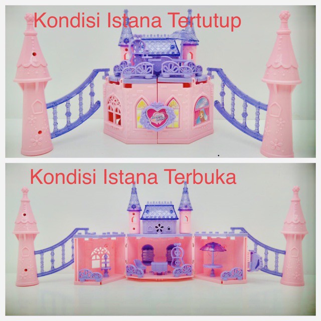 [JUALSEMUA18](2818B)MAINAN ANAK DREAM CASTLE PRINCESS BARBIE / MAINAN ISTANA BARBIE