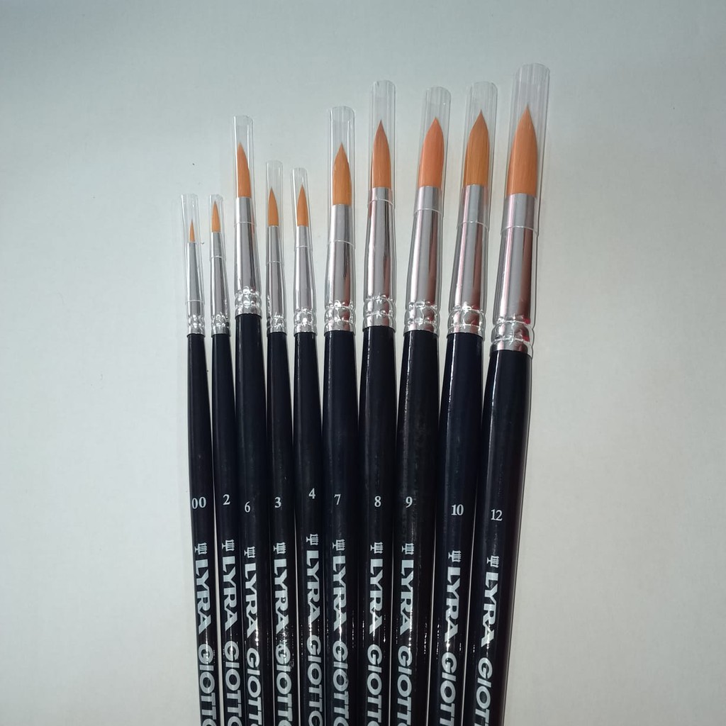 

Kuas Round Lyra Giotto / Lyra Giotto Taklon Art Brush Round / Kuas Lukis Round(satuan) / Kuas Gambar