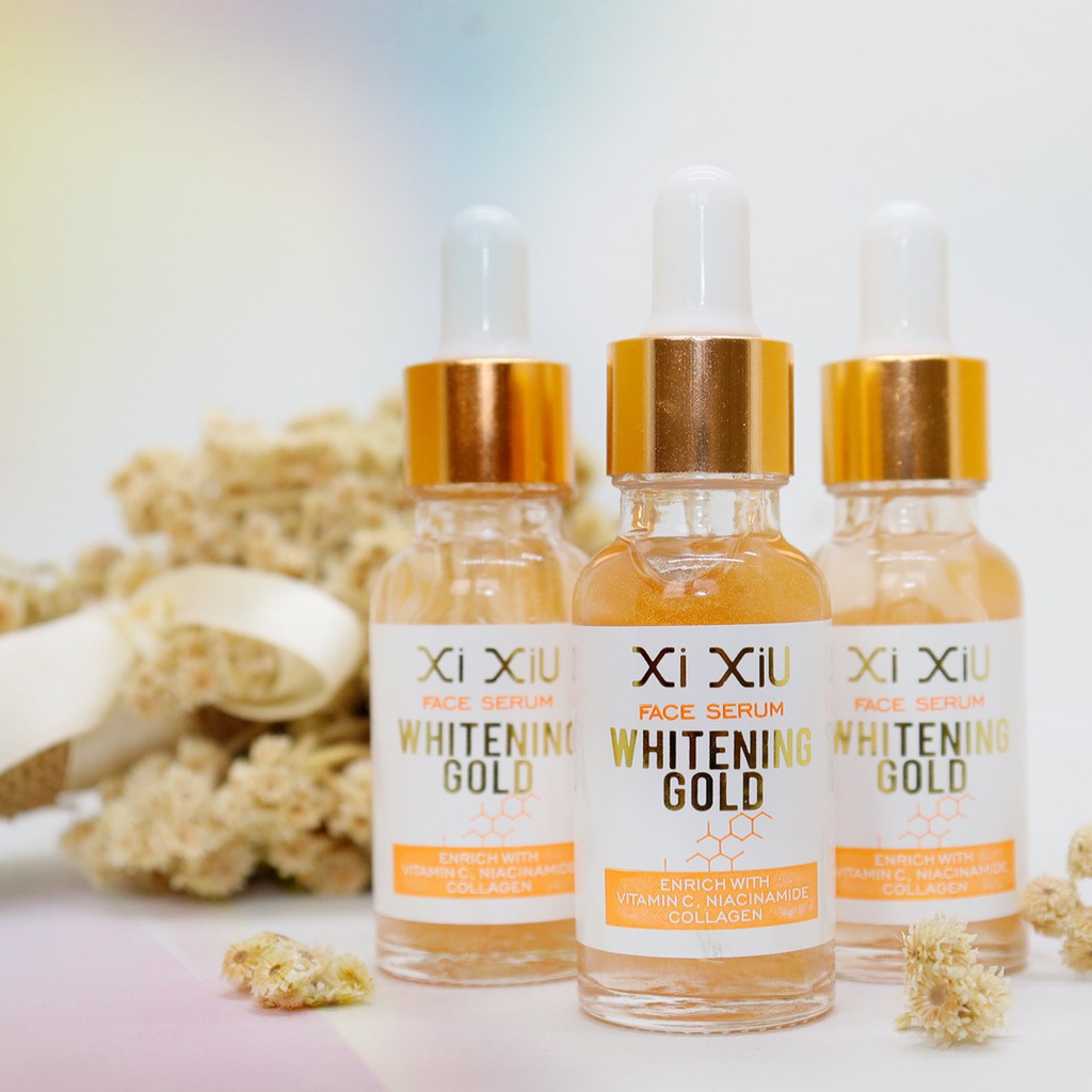 SERUM BPOM XI XIU GOLD WHITENING SERUM GLOWING