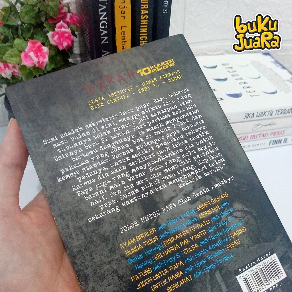 NOVEL HOROR DARAH - KUMPULAN 10 CERITA PSIKOPAT Buku Bacaan Dewasa Horor Thriller Mister-3