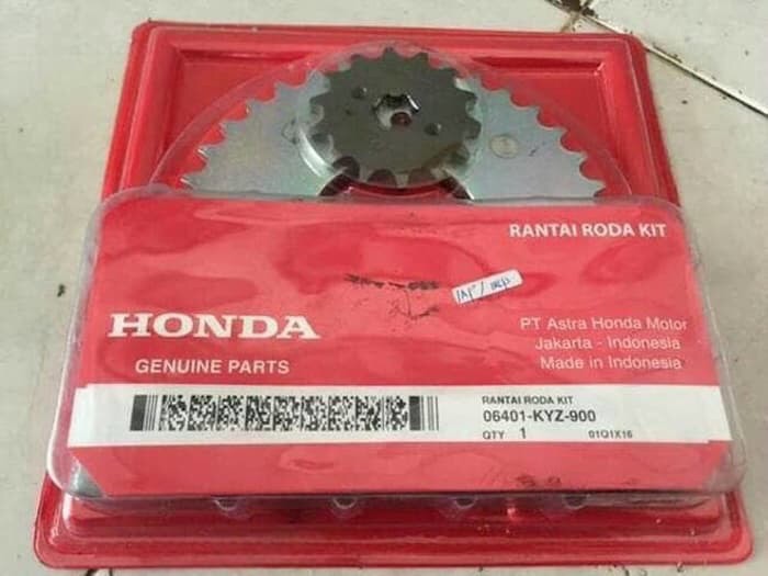 (Gear Paket) Gearset Supra X 125 Helm In (KYZ) AHM (Asli Honda)