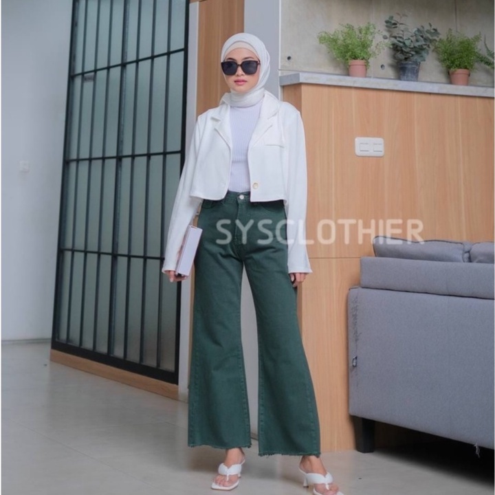 CELANA JEANS WANITA GREENY KULOT