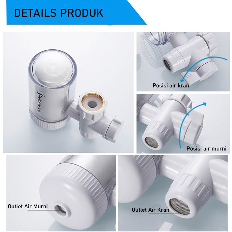 MM-128 Saringan Air/Water Purifier/Penyaring Air Kran/Air Filter