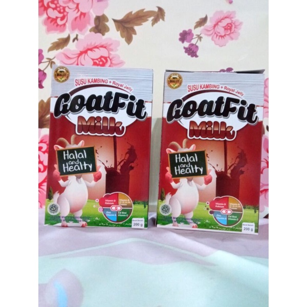 

SUSU KAMBING ETAWA GOATFIT Full Cream 200gram SUSU KAMBING RASA COKLAT