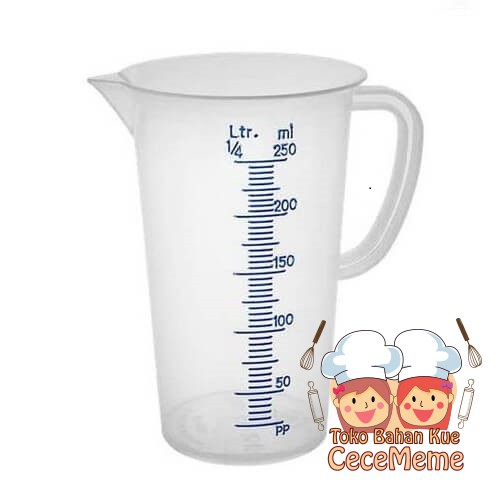Gelas Ukur Takar 250ml Green Leaf / Gelas Takar 250ml