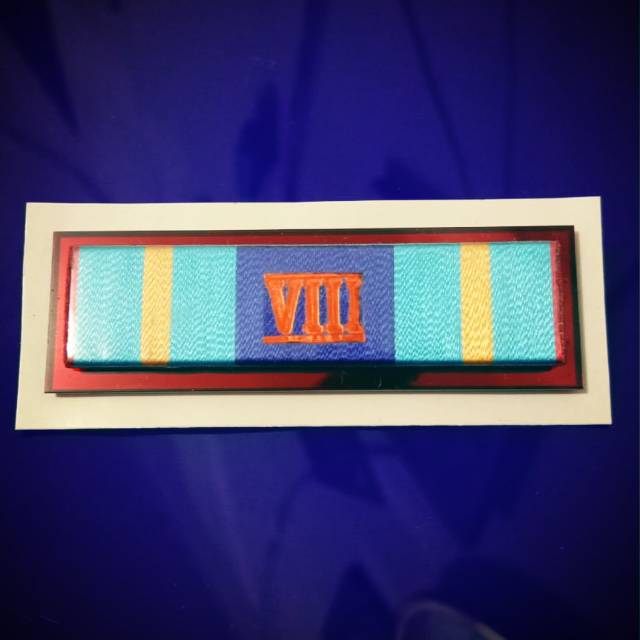 Satya Lencana TNI 8 Tahun Datar.