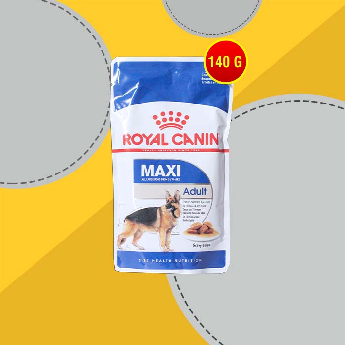 ROYAL CANIN MAXI PUPPY ADULT WET POUCH 140 GR