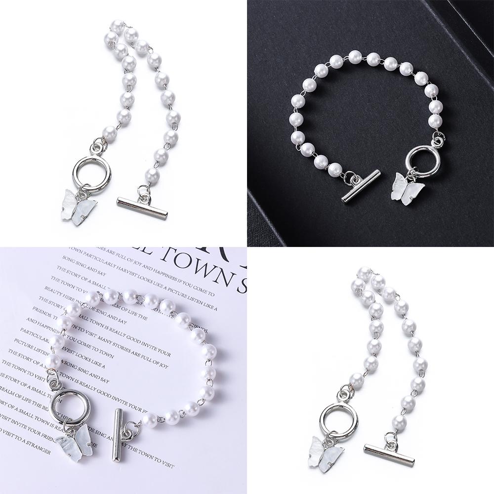 Lily Bracelet Charm Rantai Wanita Perempuan Gelang Kupu-Kupu