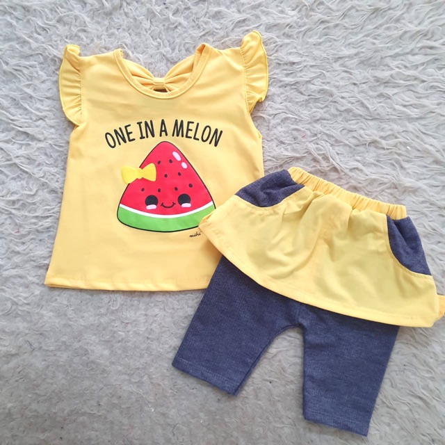 Baju Bayi Watermelon Set