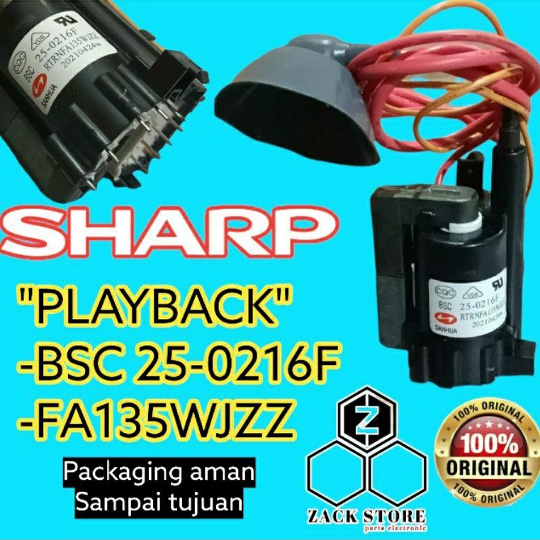 PLAYBACK SHARP-BSC 25-0216F / FA135WJZZ