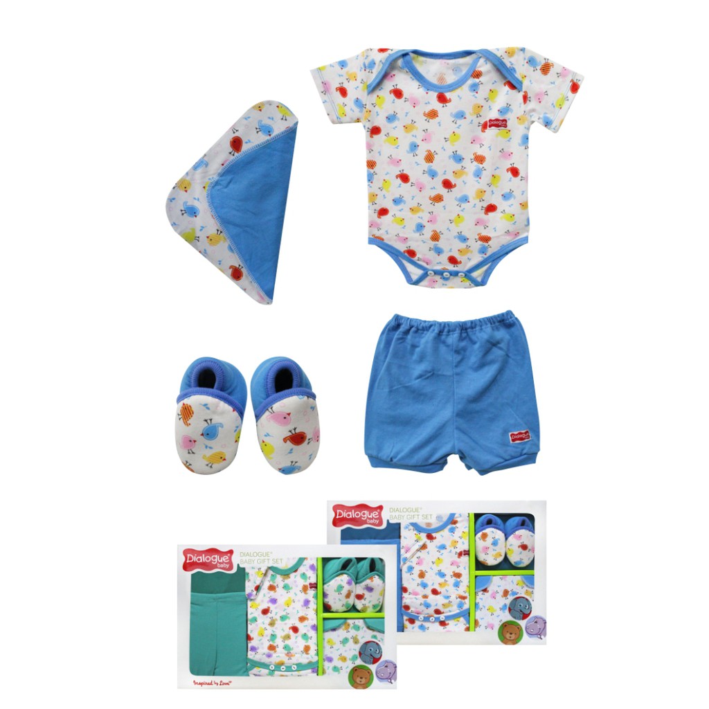 Dialogue Baby Gift Set Series 05 / Baju Set Bayi / Stelan Baju Bayi