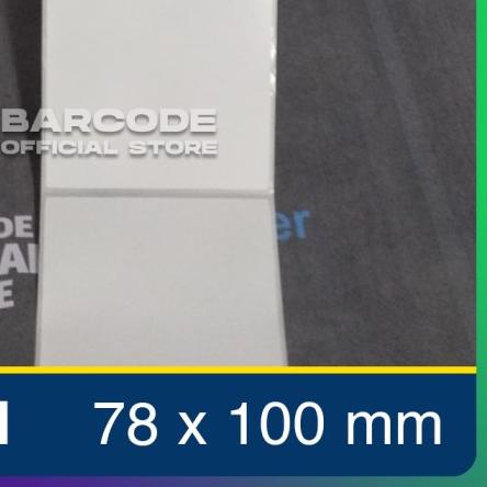 

Stiker Kertas Label Bare Thermal ukuran 78x100mm - 78 x 100 mm