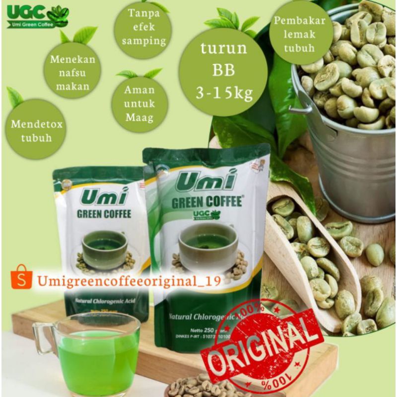 

Umi Green Coffee UGC pelangsing badan