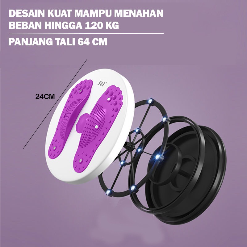 Jogging Magnetic Alat Pelangsing Tubuh Magnetic Trimmer Jogging Body Plate Dengan Tali Worldhome66