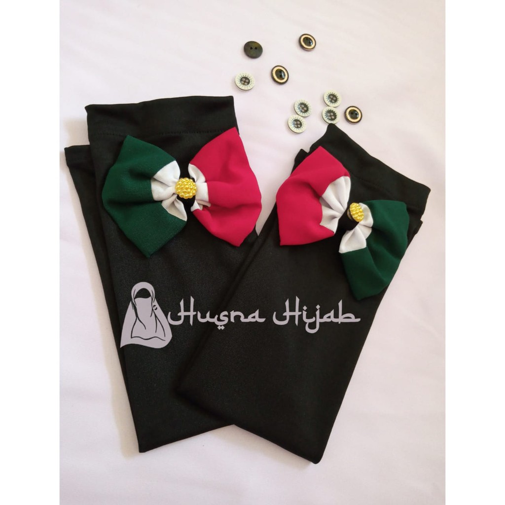 [HUSNA HIJAB] Handsock Jempol Pita Palestine / Hensok Palestina / Sarung Tangan Palestin