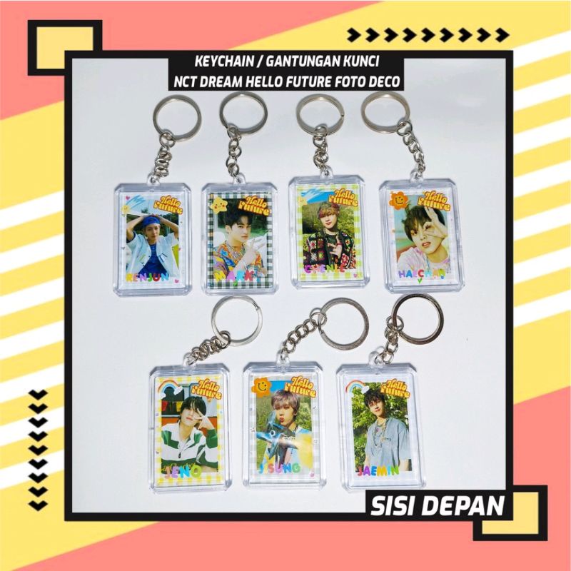 GANTUNGAN KUNCI / KEYCHAIN / KEYRING NCT DREAM HELLO FUTURE