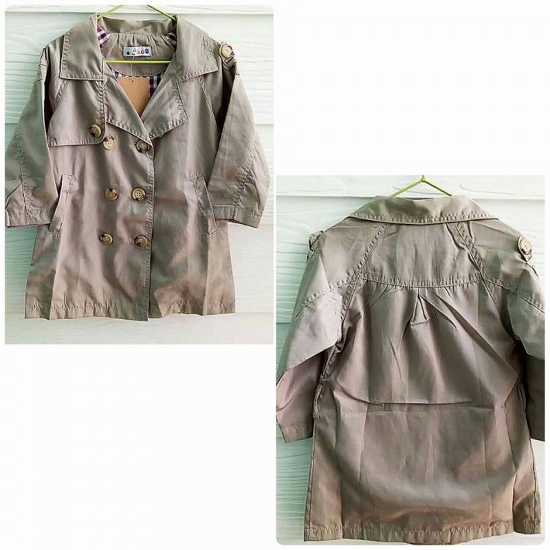 Jaket Anak Perempuan Import BROWN COAT