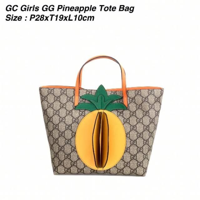 Gucci Girls GG Pineapple Tote Bag 