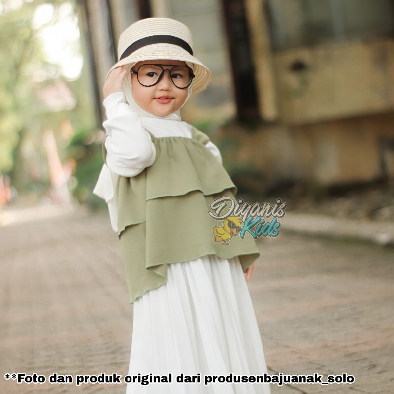 SUSAN blouse baju atasan anak perempuan 2-7 tahun bahan crincle airflow