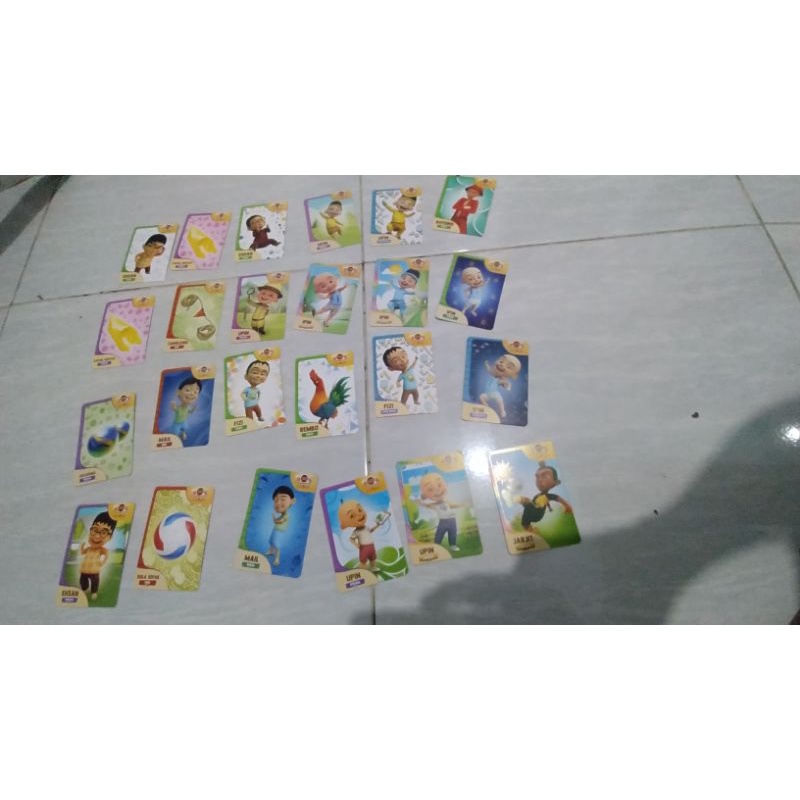 kartu Upin Ipin koleksi Choki Choki