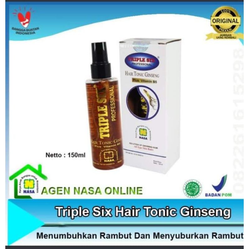 TRIPLE SIX HAIR TONIC GINSENG NASA