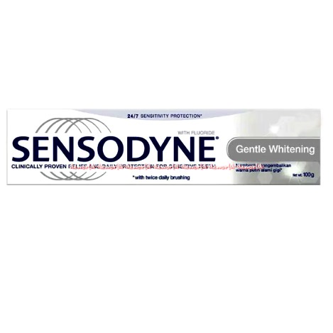 Sensodyne Gentle Whitening Daily Care 100gr Sensodyne Untuk Memperbaiki Gigi Sensitif Rasa Ngilu Untuk Gigi Pasta Gigi Sensitive