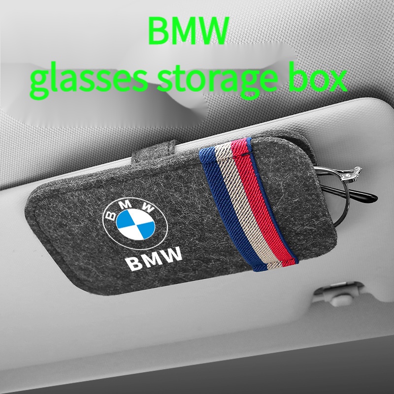 Case Kacamata Sun Visor Mobil Untuk BMW 330 530 740 X5 X6 X7