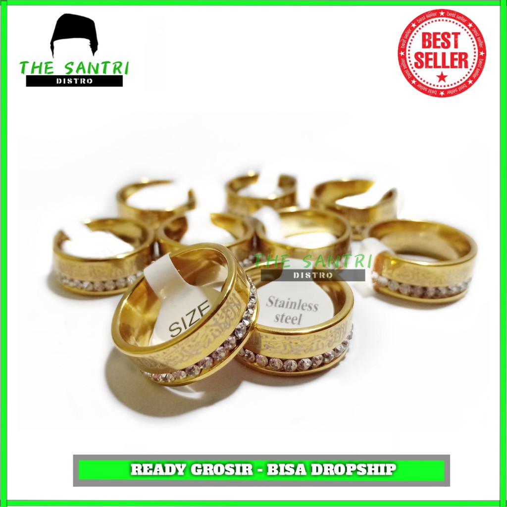 Cincin Tauhid Permata Emas Cincin Majelis