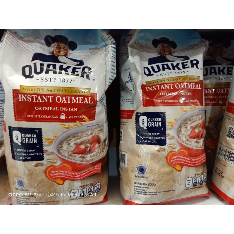 

QUAJER OATS INSTAN OATMEAL MERAH 800gr