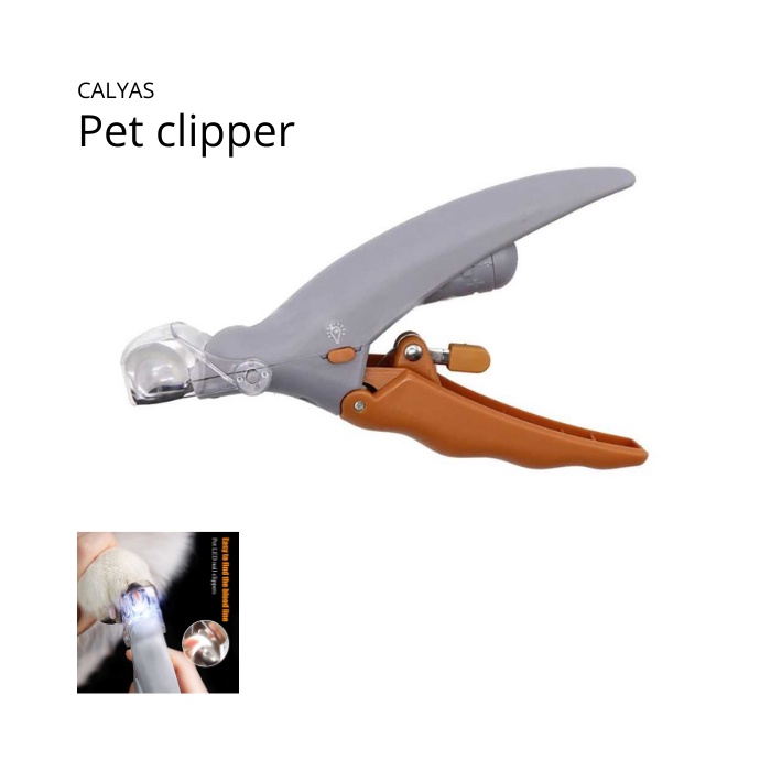 Gunting Kuku Anjing Kucing LED Pet Nail Toe Claw Clipper