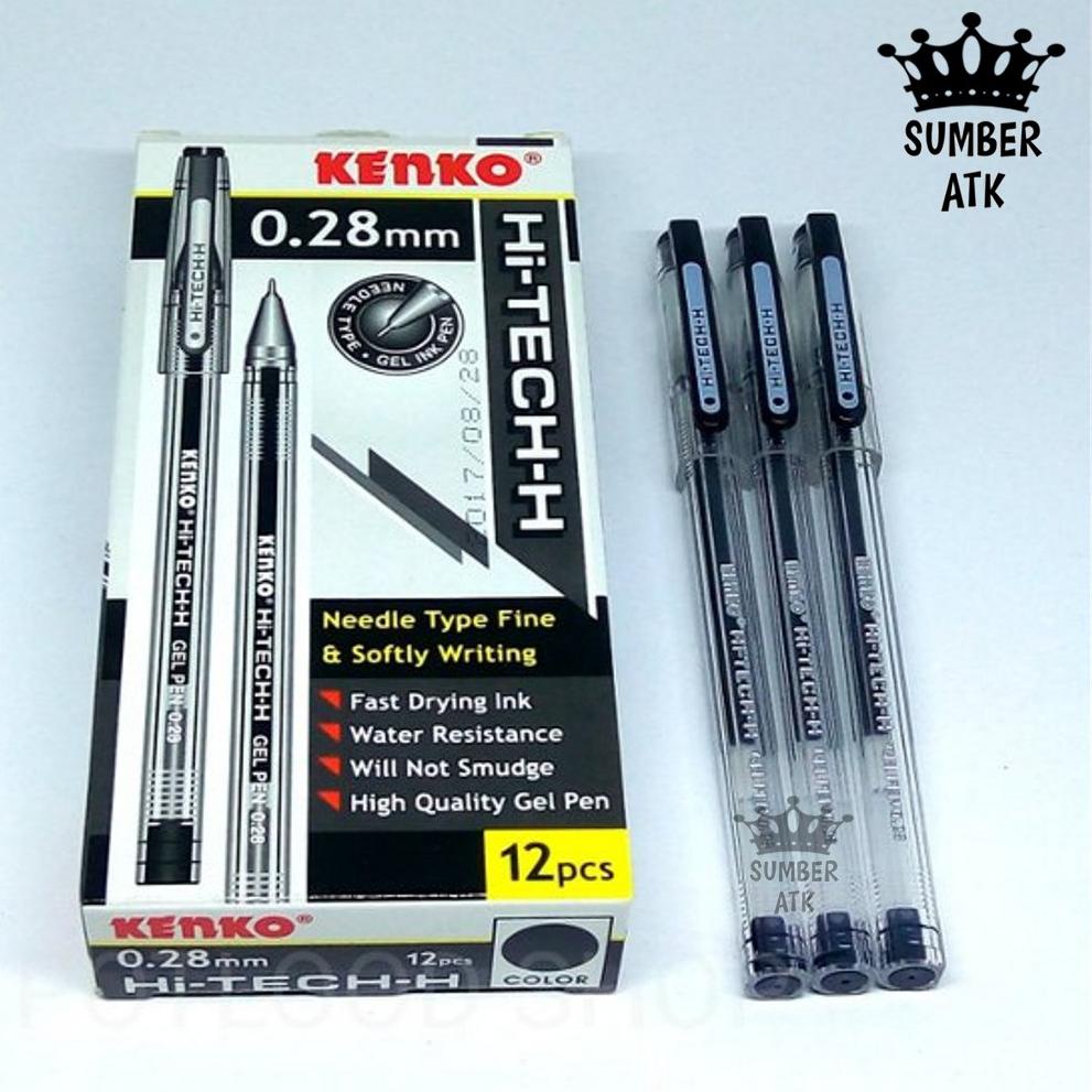 

Readystock⋆ RWKRR KENKO Gel Pen Hi Tech H 0.28 Mm Pulpen Pena Black / blue - 1 PCS 55 Best Terlaris
