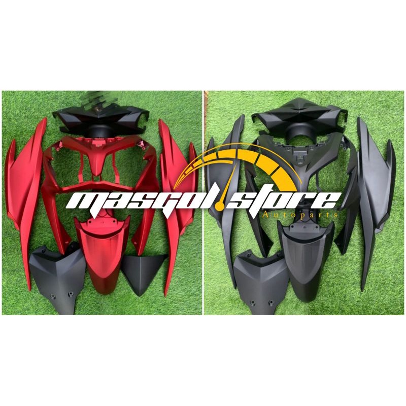 Full body halus Vario 125 old Merah Doff / Hitam Doff