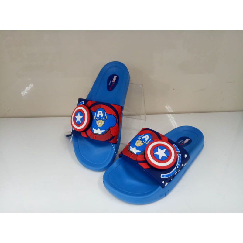 sandal selop anak laki-laki karakter Marvel lampu