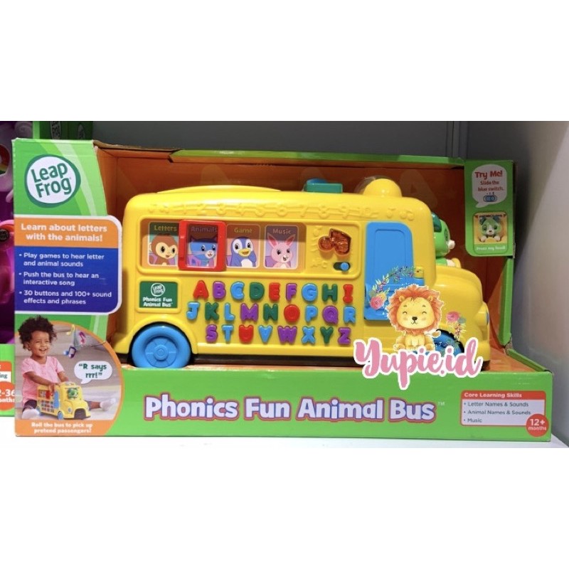 Jual Leapfrog Phonics Fun Animal Bus Indonesia|Shopee Indonesia