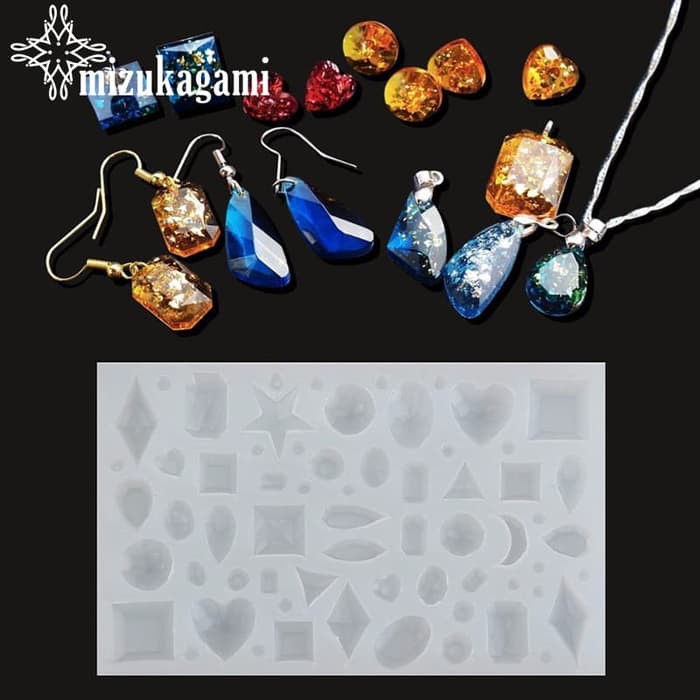 Mini Gemstone Shape Jewelry Silicone Mold