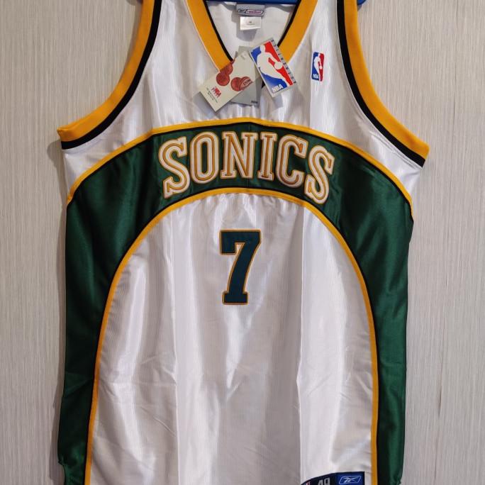 MURAH jersey nba basket original authentic sonics lewis
