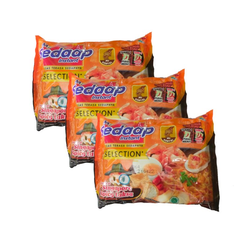 

Warunge.Nyong Mie Sedaap Singapore Spicy Laksa 83 gram x 3 pcs
