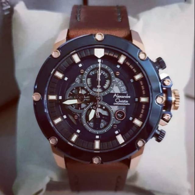 Alexandre Christie AC 6416 MC Brown Rosegold