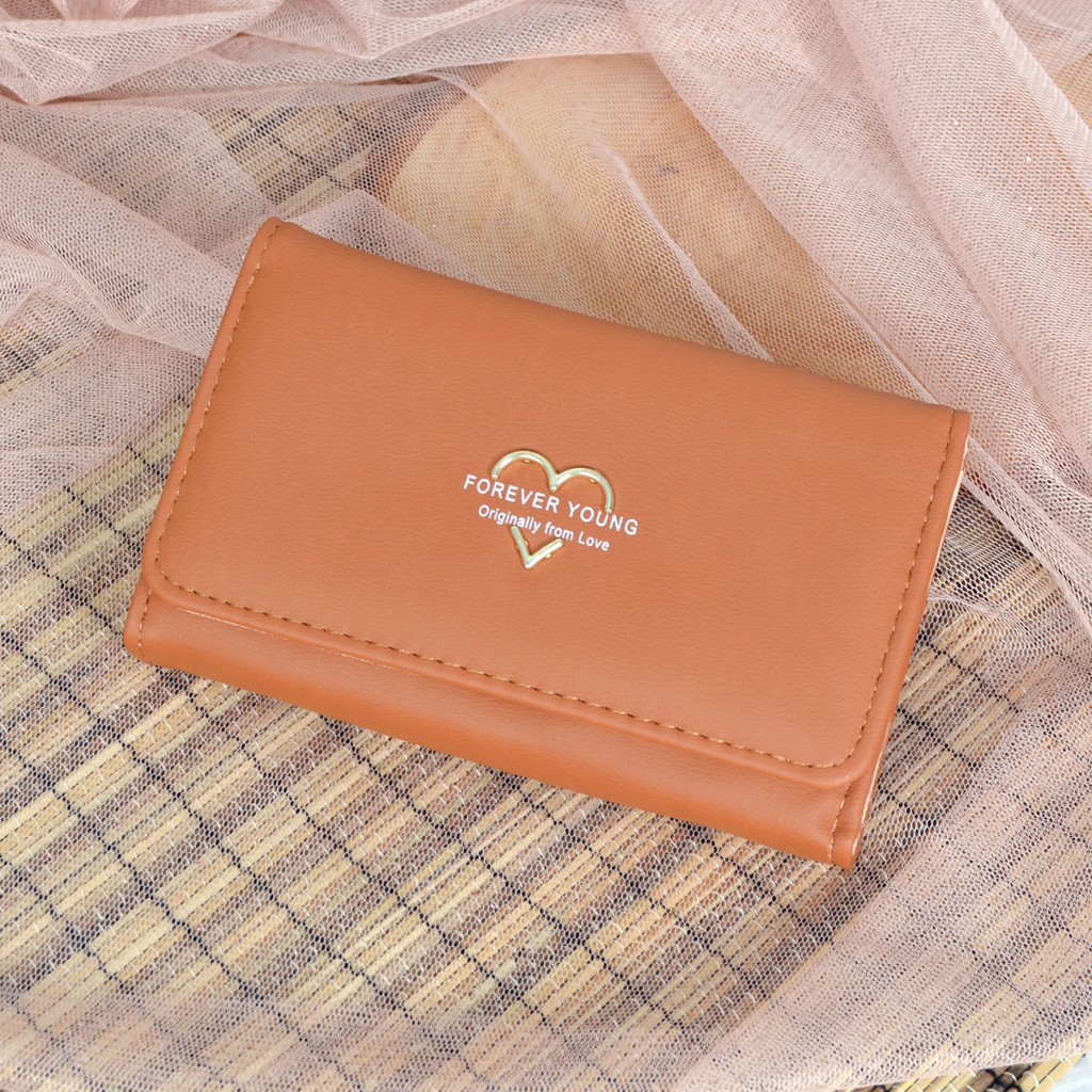 Dompet sedang wanita love paris - Dompet lipat sedang import 2305-21