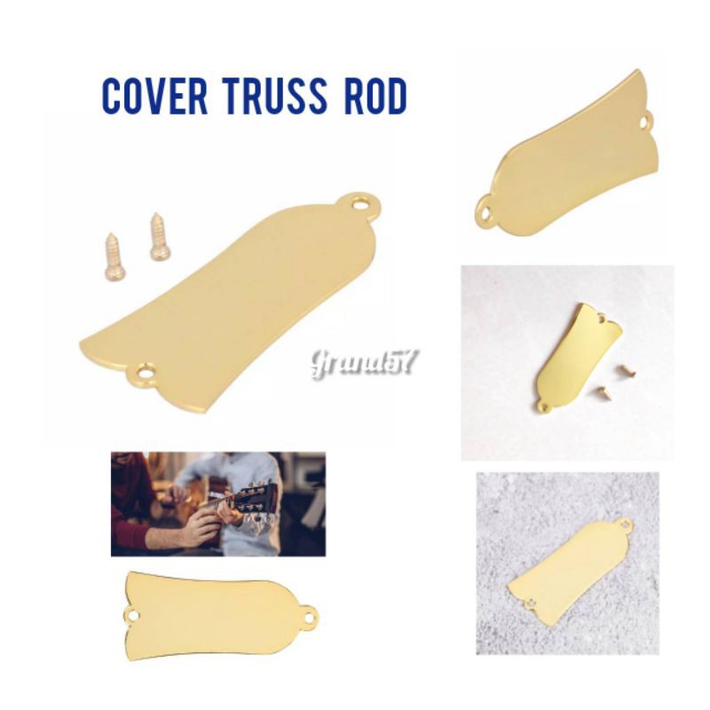 Cover truss rod gitar gibson epiphone les paul lp gold emas