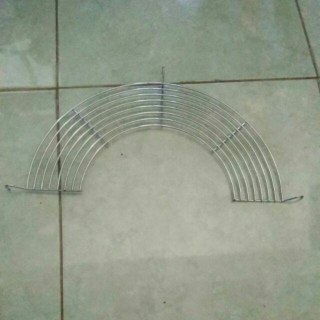 Tatakan Saringan Minyak Wajan Peniris Minyak Goreng Stainless 40 Cm - 45 Cm